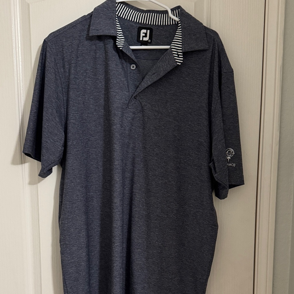 FootJoy Men's Charcoal Polo Shirt